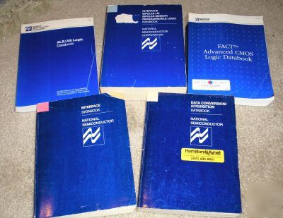 Five national semiconductor databooks