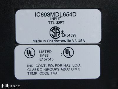 Ge fanuc IC693ALG391C analog current output 2PT 24VDC