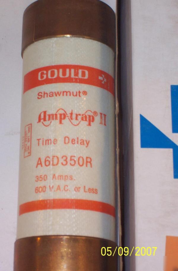 Gould shawmut amptrap ii 2 time delay fuse in box power