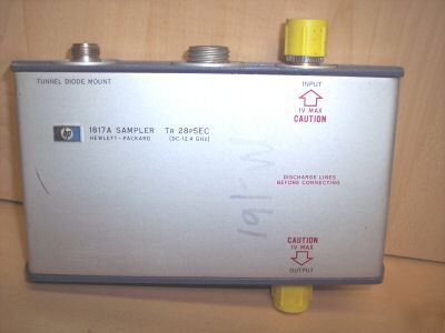 Hp hewlett packard 1817A sampler tr 28PSEC dc-12.4 ghz