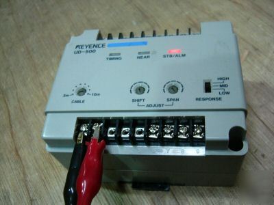 Keyence ud-500 ultrasonic displacement sensor control