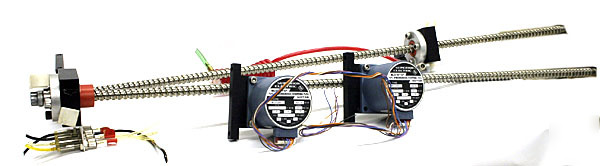 Lot of 2 M061 stepper motor actuator positioning stage