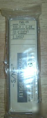Micro measurements fwa-05 -s/n- fatigue life gages nos