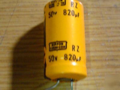 New 25 ucc 50V 820UF 105C low esr radial capacitors 