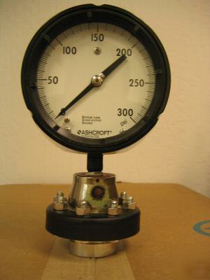 New ashcroft solid front 1279 duragauge 300PSI brand .