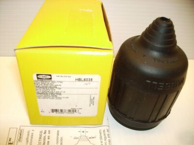 New hubbell twist-lock boot seal-tite cover HBL6035 ***