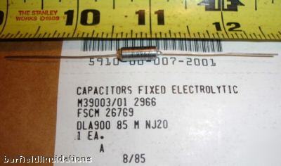 New lot 270 fixed ele capacitors p/n: M39003/01 2966