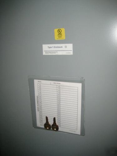 New siemens P4C75ML400FBS 400 amp panel TYPE1 enclosure 