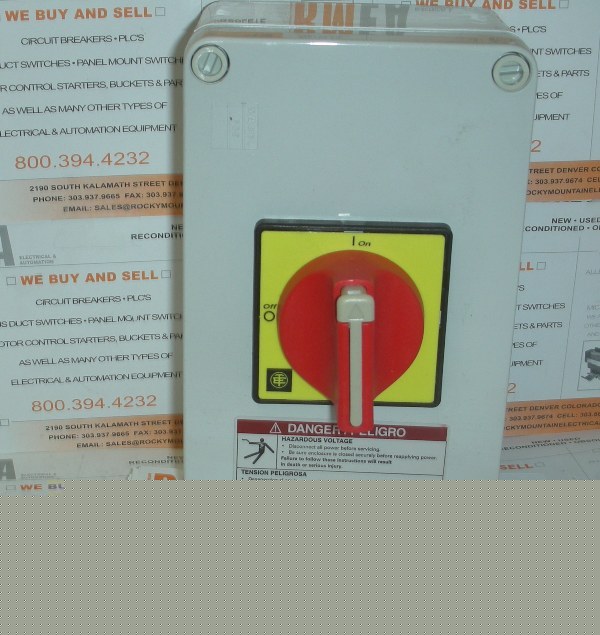 New telemacanique VC2GU emergency stop/main switch 