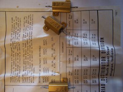 New ve power transformer ac dc 26 voltages obtainable 