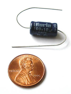 Non polar axial electrolytic capacitors 10UF 100V (20)
