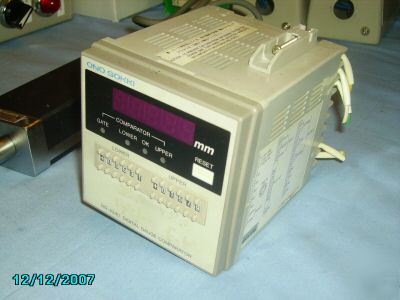 Ono sokki linear gauge sensor + digital comparator