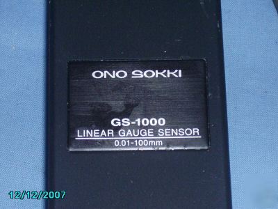 Ono sokki linear gauge sensor + digital comparator