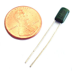 Radial film capacitors ~ .0039UF 100V 10% (100)