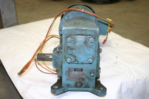 Reliance duty master a-c motor 3/4 hp. w/ xl gearmotor.
