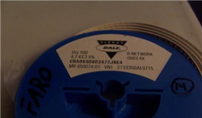 Resistor network 4.7K ohm 5% 0603X4