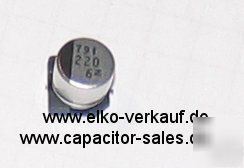 Smd capacitor 6.3V 220UF low-esr mainboard repair