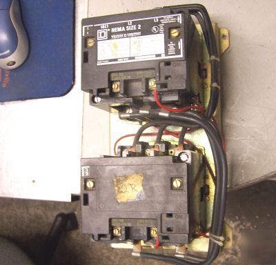 Square d 2 speed motor contactor size 2 coil 120 volt