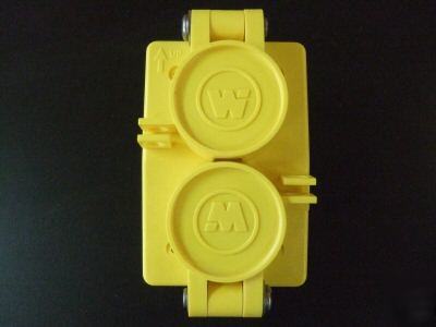 Woodhead watertite female recep. flip lid 125V 5-15 15A