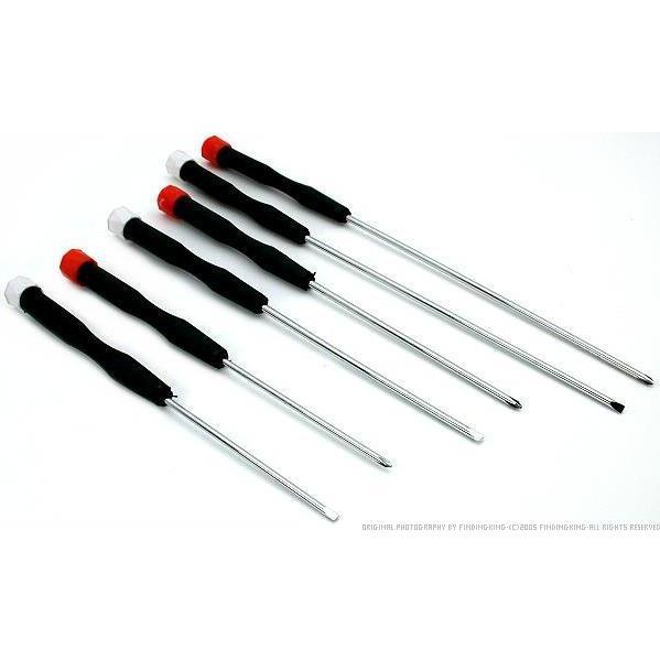 6 long phillips & slotted screwdrivers electronic tools