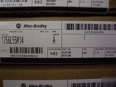 Allen bradley ab controllogix cpu 1756-L55M14 /a 