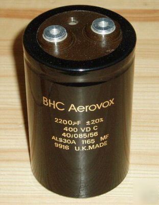 Bhc capacitor 2200UF 400V for high voltage psu inverter