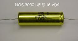 Cde electrolyitc capacitors 3000 uf 16 volts qty 10