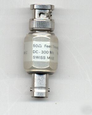 Hp agilent 10100C bnc (m) to bnc (f) 50 ohm feedthrough