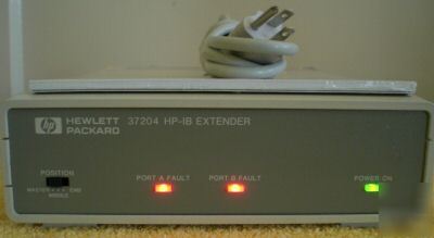 Hp agilent hpib extender 37204A SN2910UI33339 w/ manual