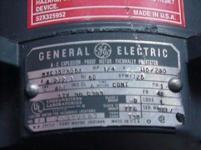 Motor explosion proof 1/4 ge 5KC35PN96X