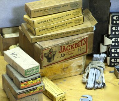 New large lot re al fuse links renewable most new in box 