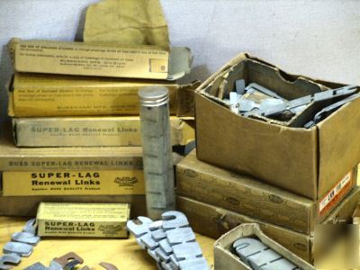 New large lot re al fuse links renewable most new in box 