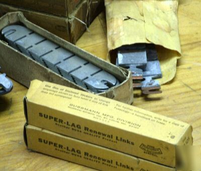 New large lot re al fuse links renewable most new in box 
