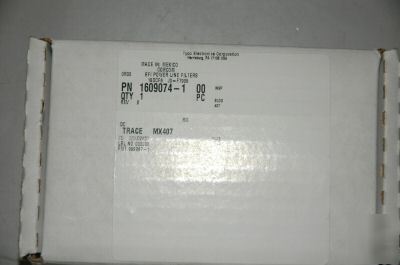 New tyco 1609074-1 rfi power line filter 