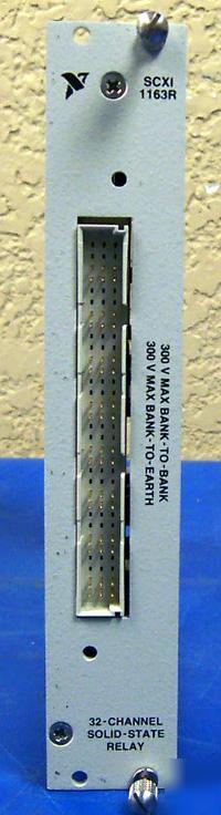 Ni 32-channel solid state relay (ssr) module scxi-1163R