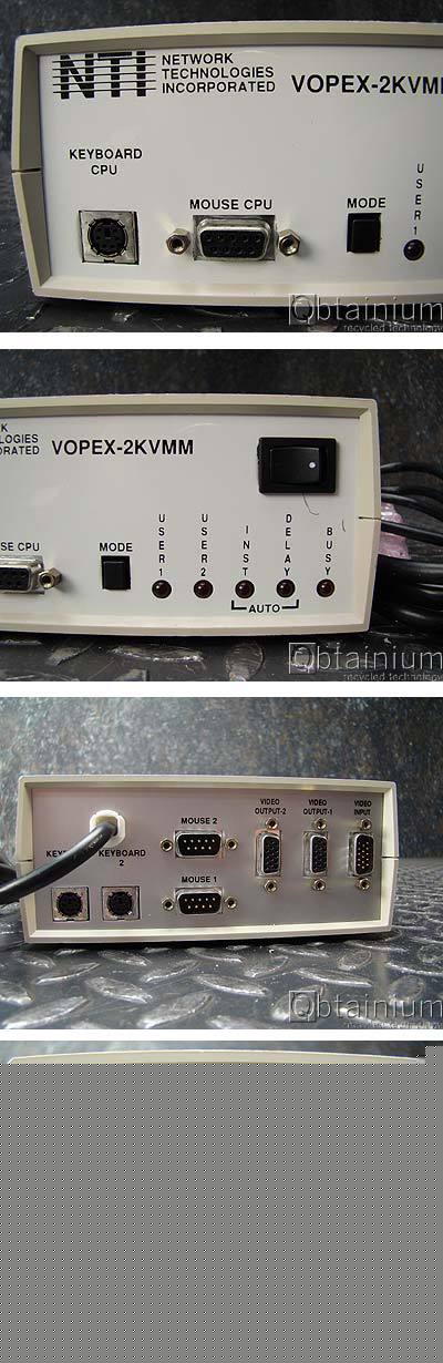 Nti 2 port kvm splitter vopex-2KVMM-l unused