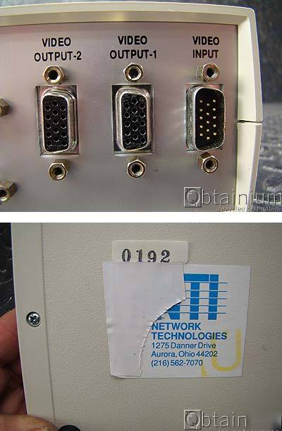 Nti 2 port kvm splitter vopex-2KVMM-l unused