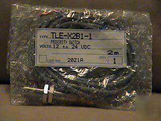 Omron, tle-X2B1-1, 12-24VDC, 12MM proximity switch, 