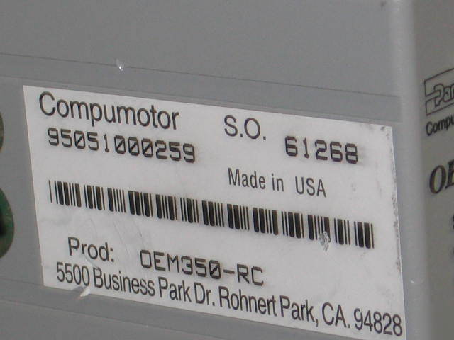 Parker compumotor oem series microstep drive OEM350R