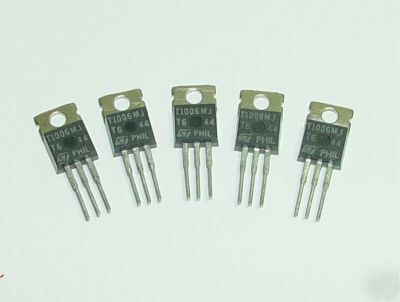 T1006MJ 600V 8 amp isolated tab triac thyristor lot 10