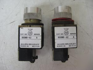 *lot of 2* allen bradley 800MR-A2 series a push button
