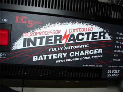 24 volt 25 amp battery charger heavy duty