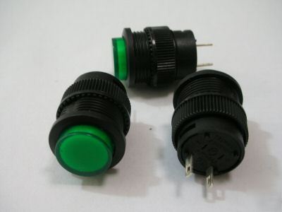 8,steady green light off/on push to make switch,G503L