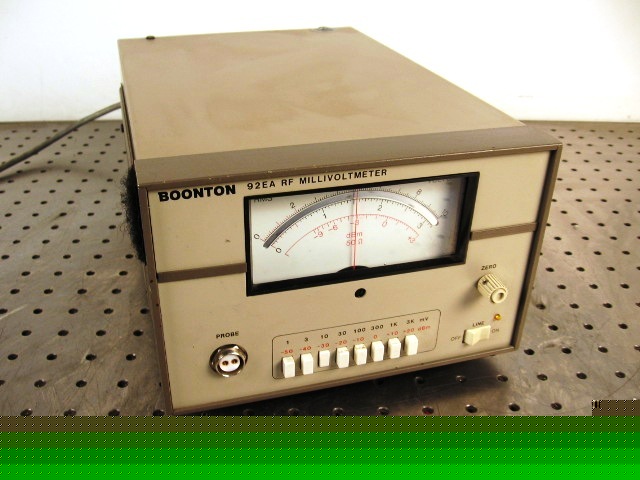 A37636 boonton 92EA rf millivoltmeter