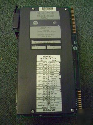 Allen bradley 1771-de absolute encoder module series a
