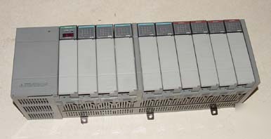Allen bradley SLC500 ten slot rack, ps, & i/o modules