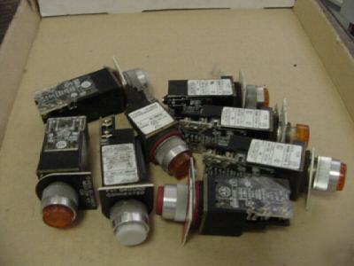Allen bradley lot 800MCD2K, 800M-xak, 800MR-PT16 qty 8>