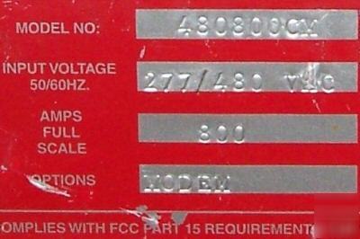 E-mon pro-mon load profiling demand meter 480800CM