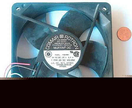 Fan ~ 24VDC 0.28 amp ~ 6.7WATTS (1)