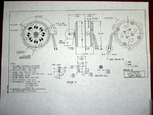 Flex-a-lite 12 vdc reversible electric motor #30314 